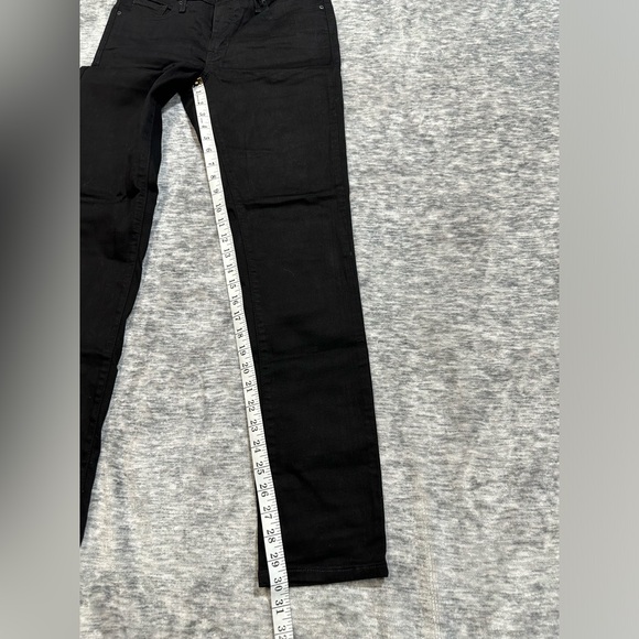 Levi's 311 Shaping Skinny Mid Rise Tummy Slimming Black Denim Jeans 29 - Picture 3 of 9